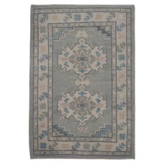 Turkish Oushak Rug 2'3" x 3'3" #11452