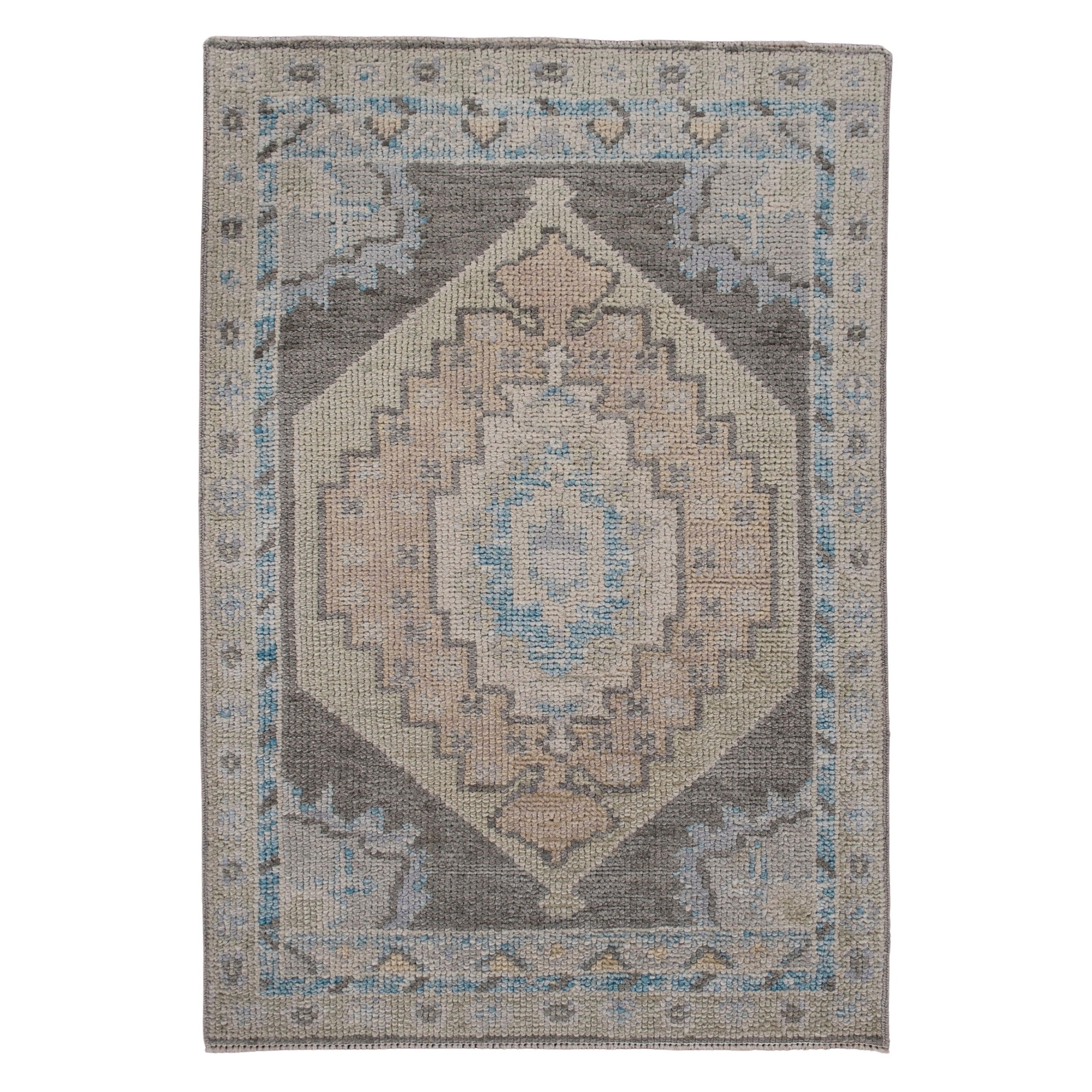 Turkish Oushak Rug 2'2" x 3'2" #11852