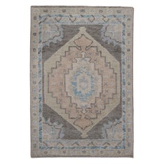 Tappeto Oushak turco 2'2" x 3'2" #11852