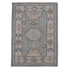 Tappeto Oushak turco 2'3" x 3'1" #11509