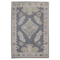 Tappeto Oushak turco 2'1" x 3'1" #11886