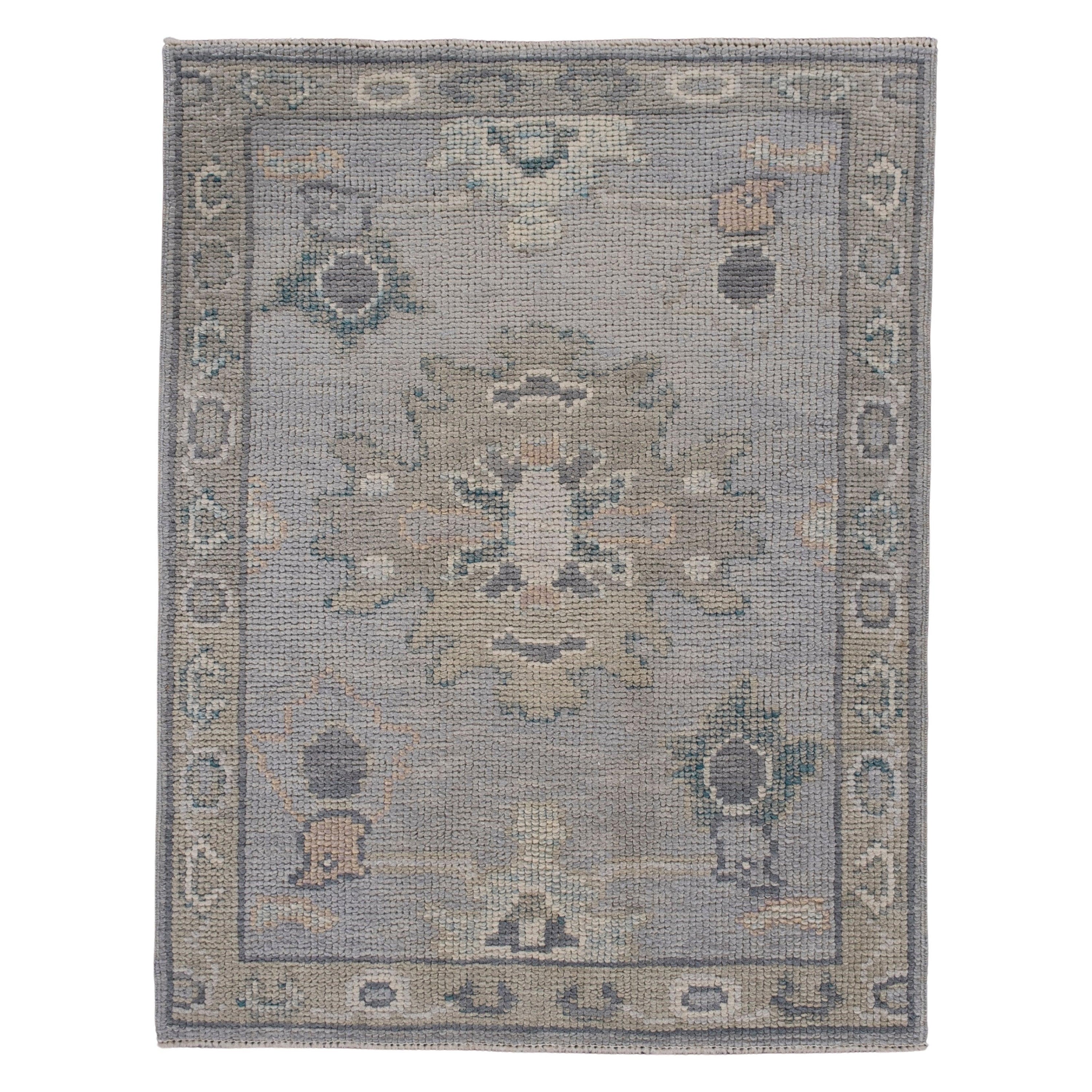 Alfombra turca Oushak 2'2" x 2'9" #11883