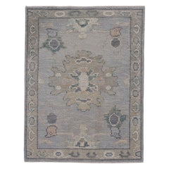 Tappeto Oushak turco 2'2" x 2'9" #11883