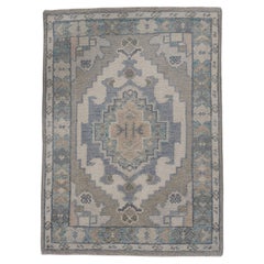 Tappeto Oushak turco 2'2" x 2'11" #11881