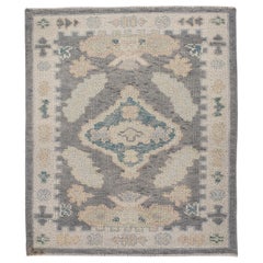 Tappeto Oushak turco 2'6" x 2'11" #11518