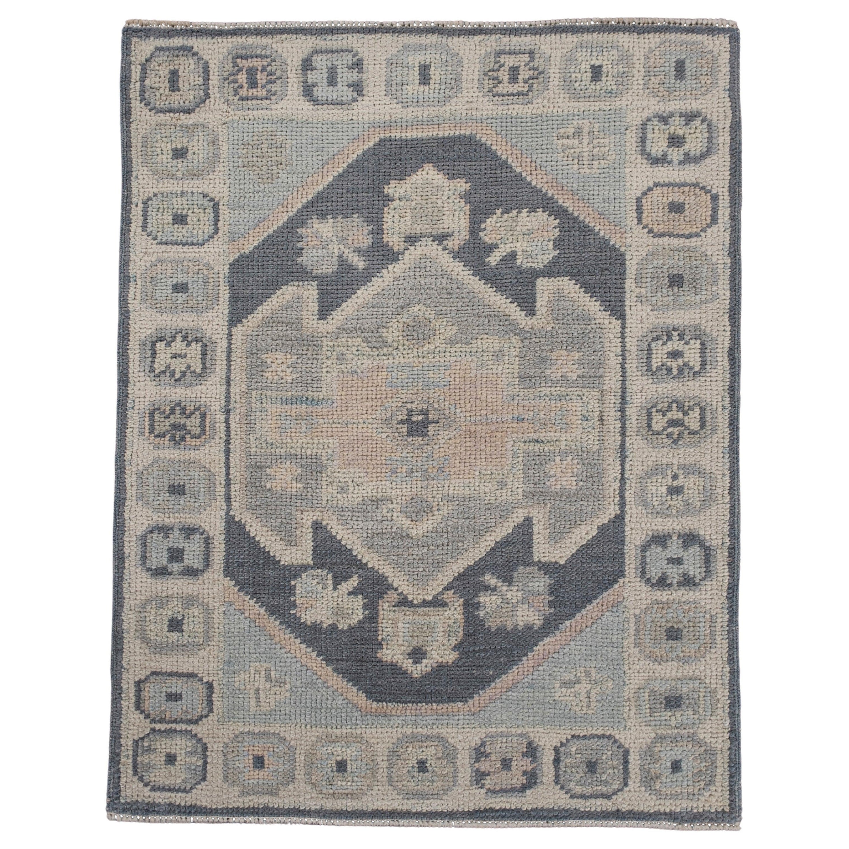 Türkischer Oushak-Teppich 2'2" x 2'10" #11524
