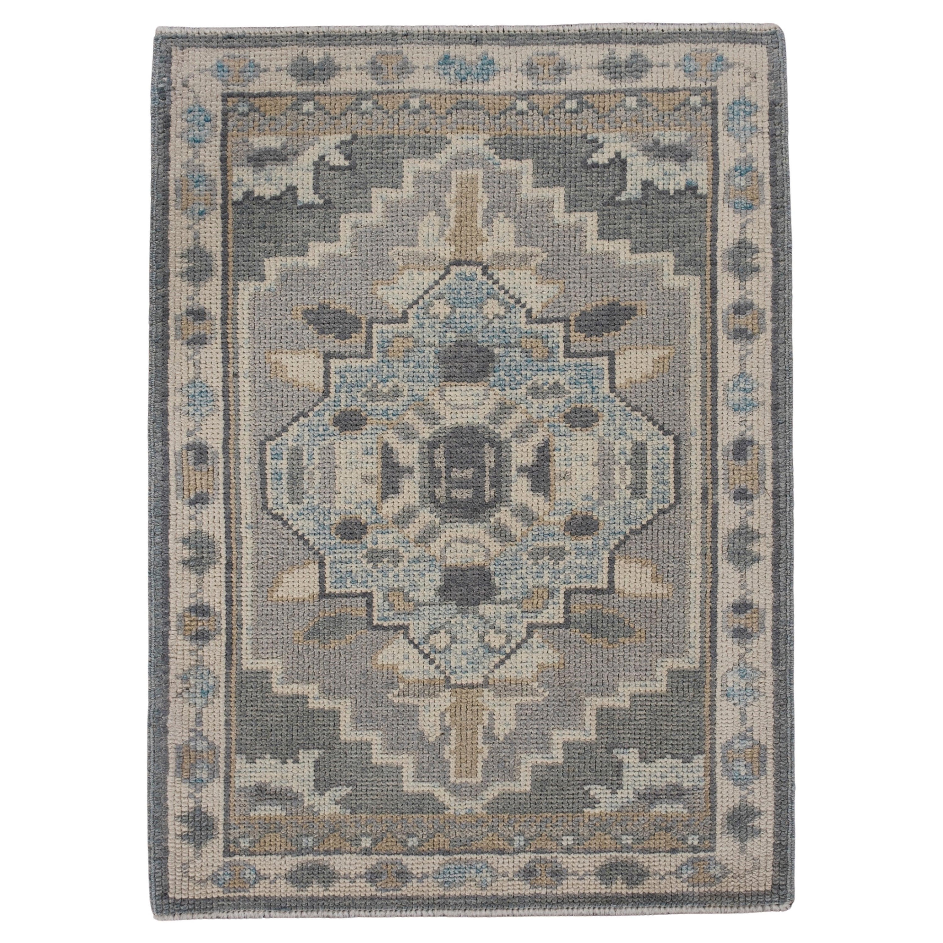 Turkish Oushak Rug 2'3" x 3'1" #11493