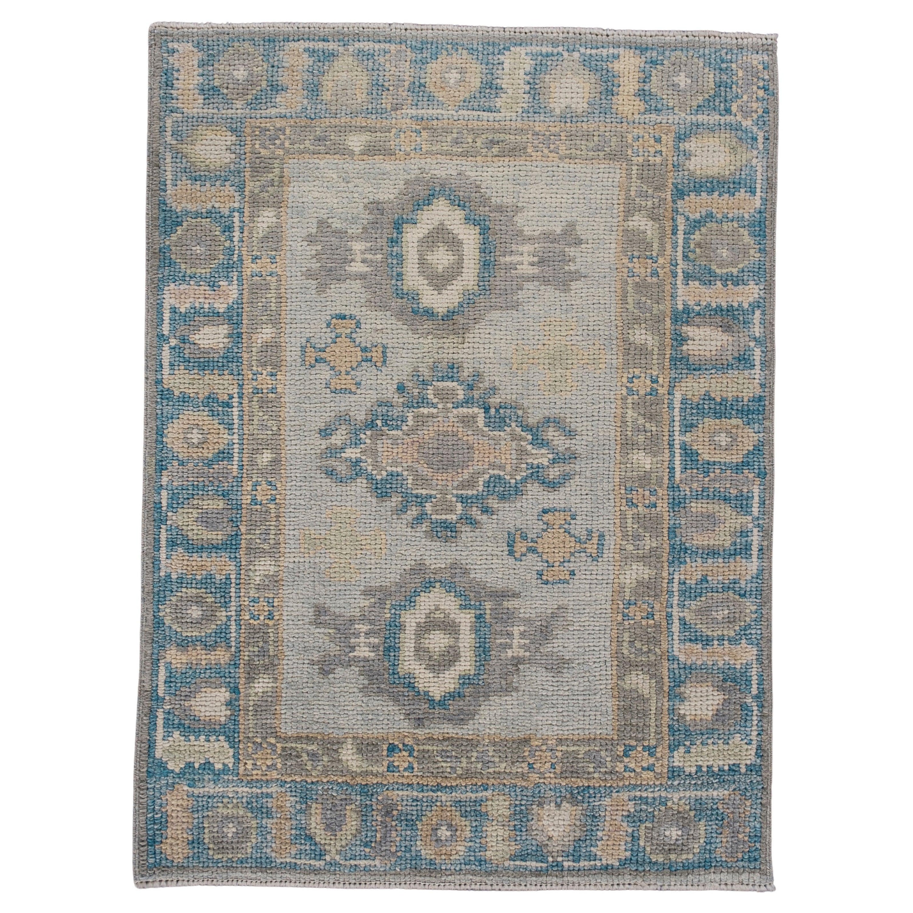 Turkish Oushak Rug 2'4" x 3'1" #11521