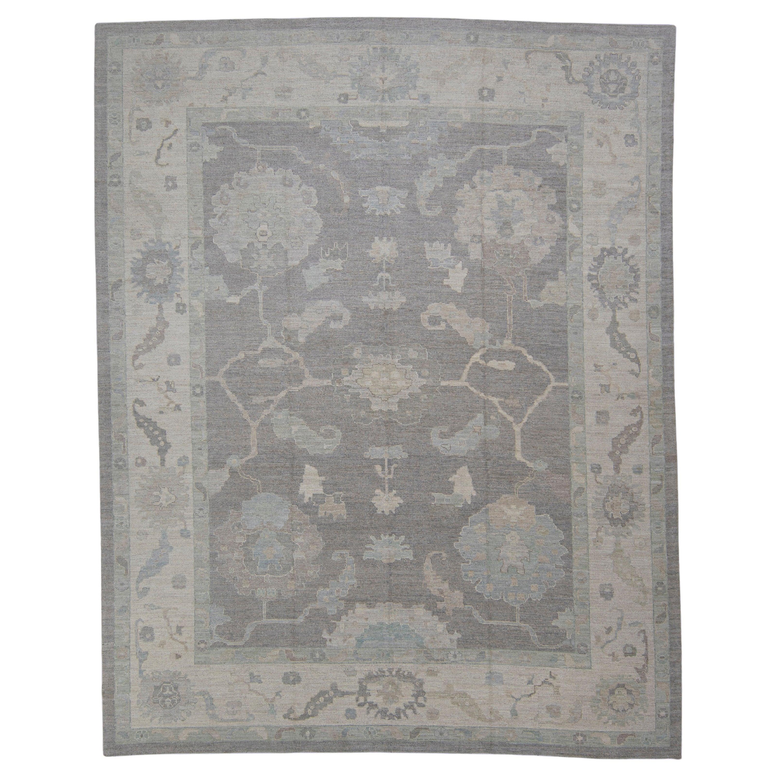 Tapis turc Oushak 12'7" x 15'10" n° 11742