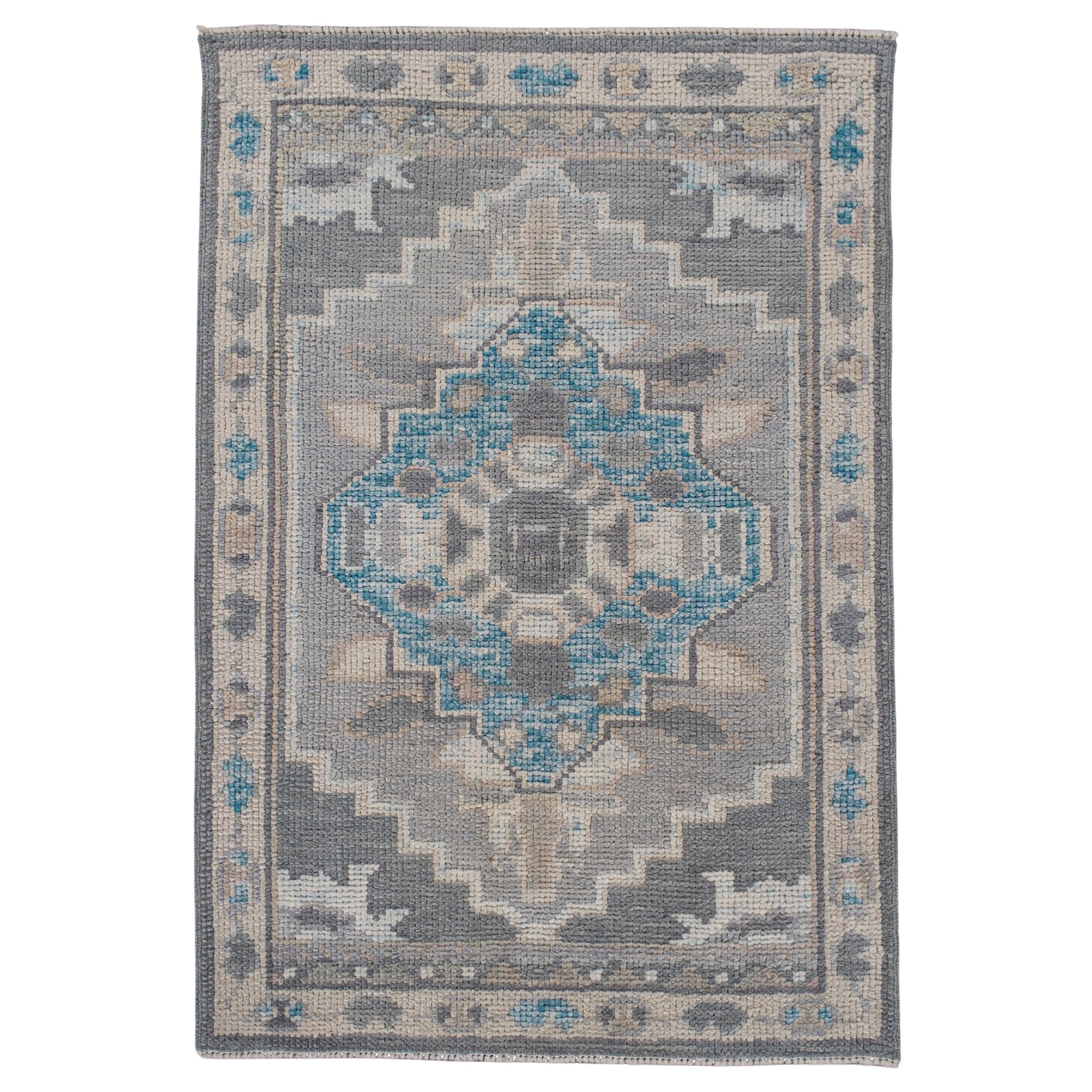 Turkish Oushak Rug 2'1" x 3'1" #11858