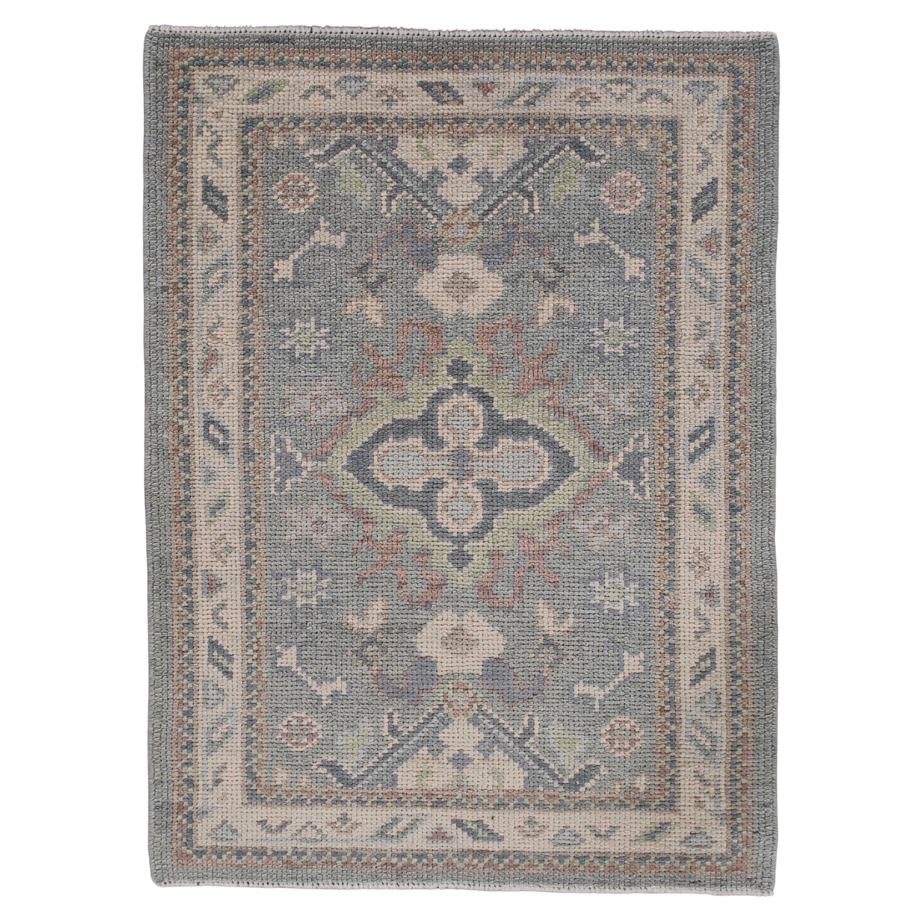 Tapis turc Oushak 2'3" x 3' n°7804
