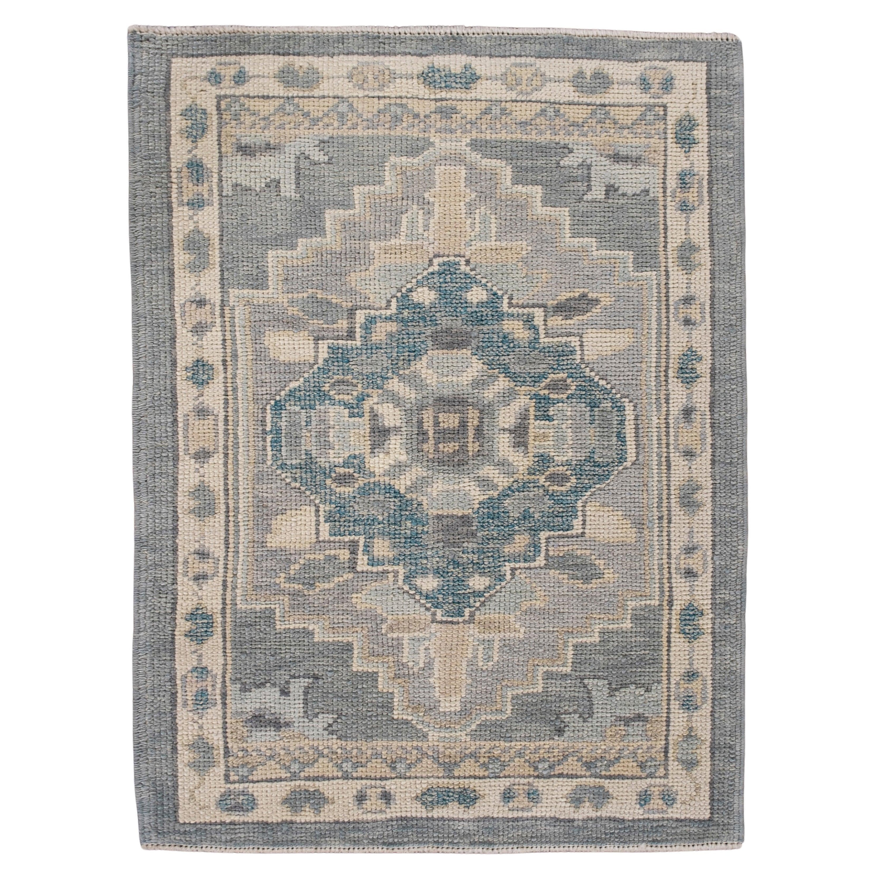 Tapis turc Oushak 2'3" x 3' n° 11476