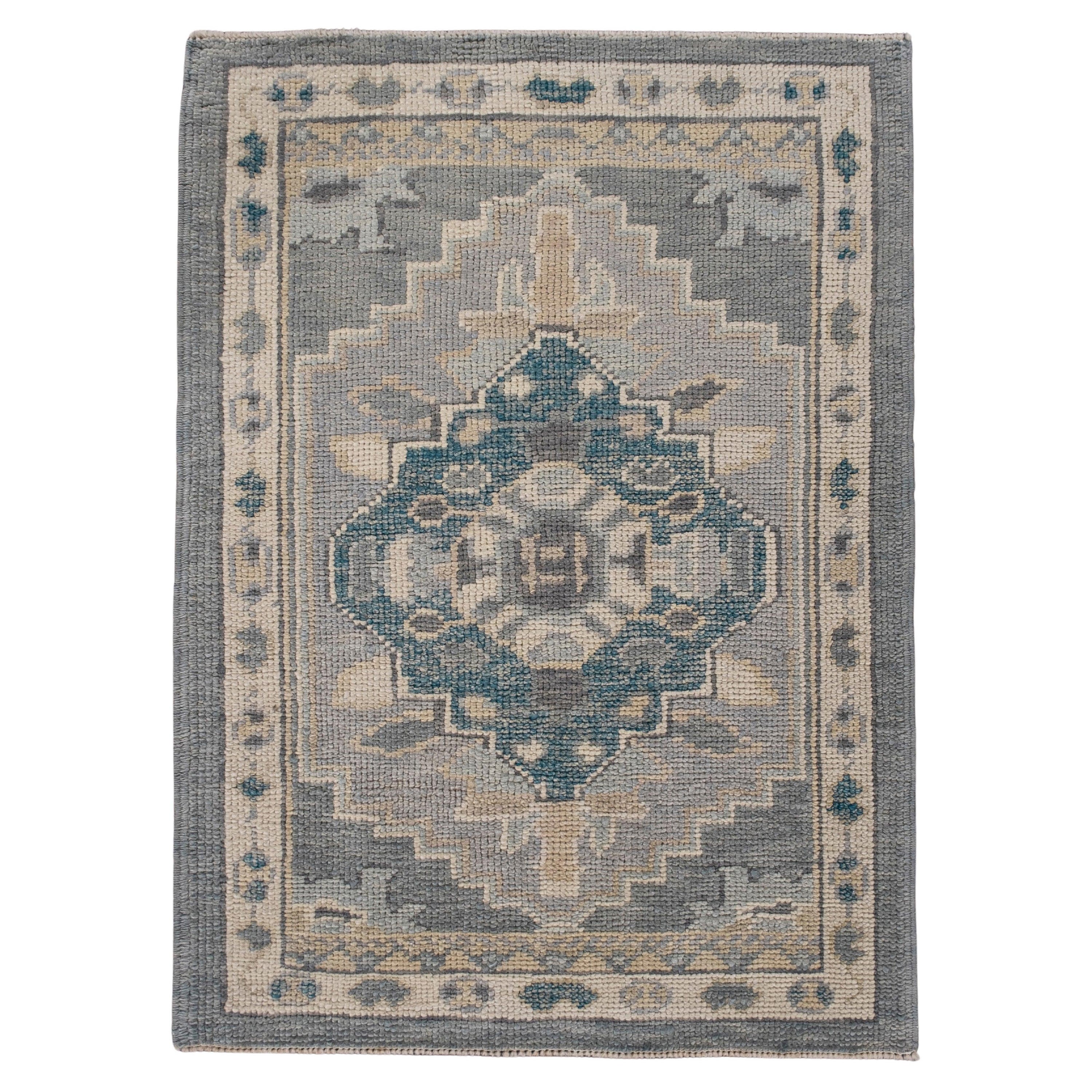 Turkish Oushak Rug 2'3" x 3'1" #11473