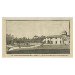Stables and Tennis Court of the Duke of Bedford at Historic Woburn Abbey, 1757