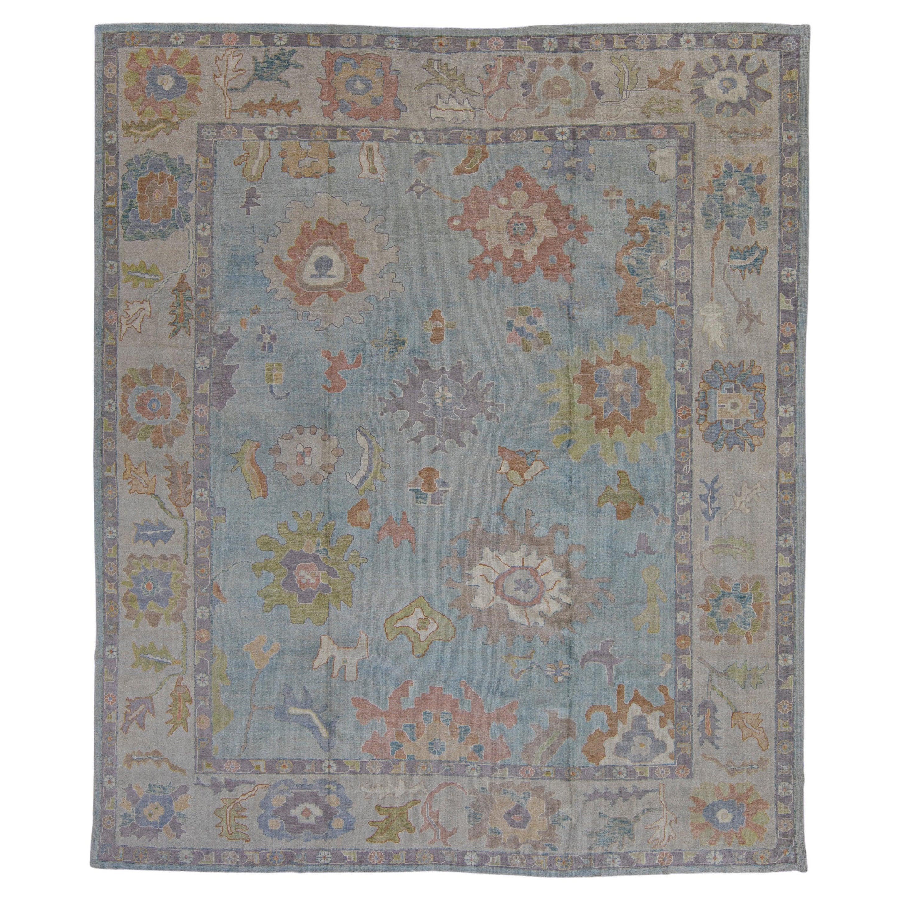 Turkish Oushak Rug 12'4" x 14'4" #6872