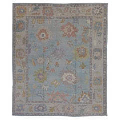 Turkish Oushak Rug 12'4" x 14'4" #6872