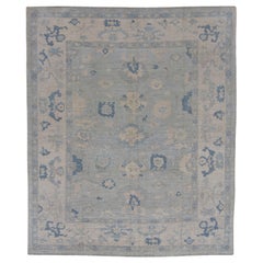 Tapis turc Oushak 9'6" x 11'4" n°12195