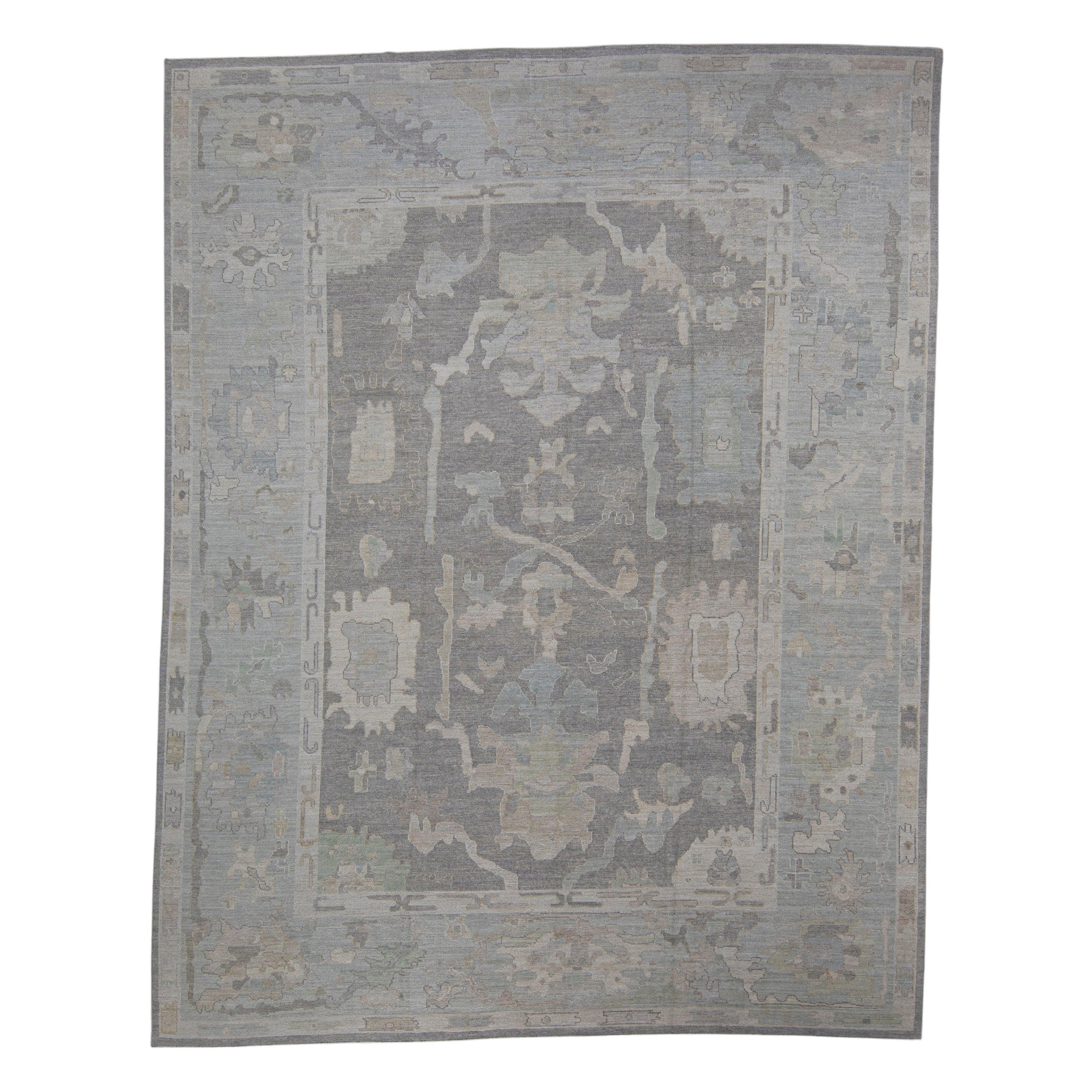 Turkish Oushak Rug 12'1" x 15'5" #11804