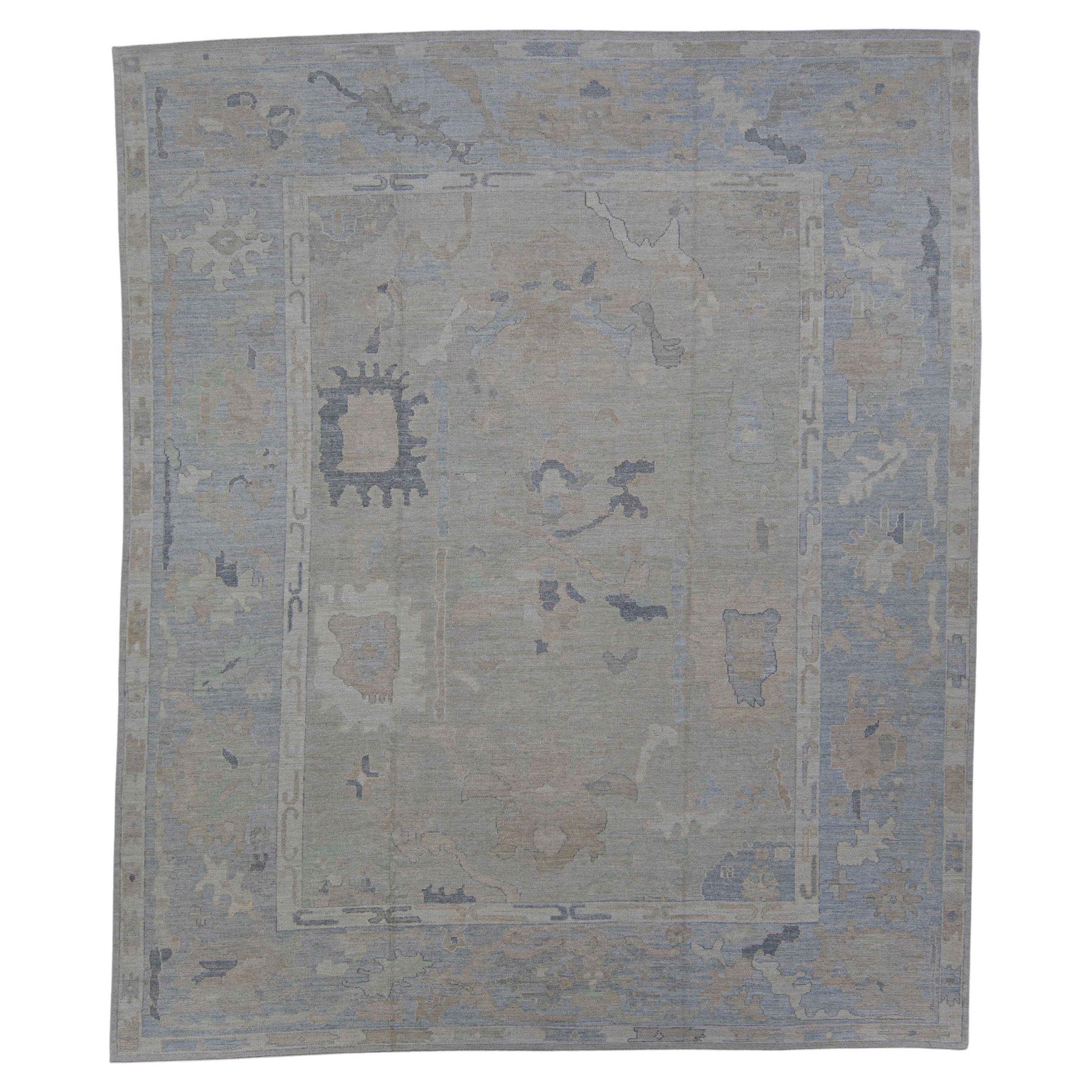 Turkish Oushak Rug 12'7" x 14'10" #11738