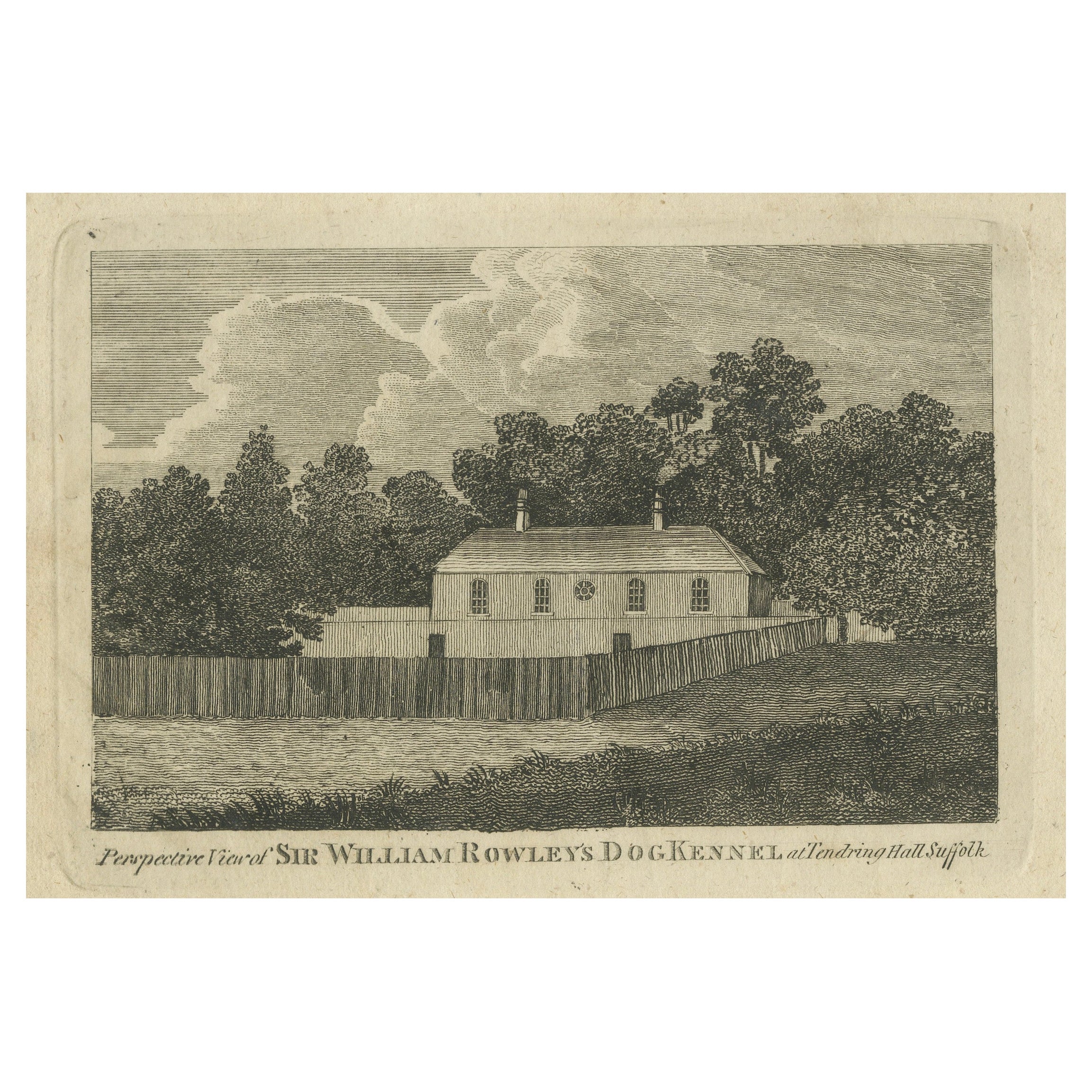 Perrera de Sir William Rowley: El legado de la caza en Tendring Hall, Suffolk (1795) en venta