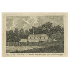 Antique Sir William Rowley's Dog Kennel: Hunting Legacy at Tendring Hall, Suffolk (1795)