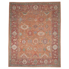 Tapis turc Oushak 12'9" x 15'11" n°11663