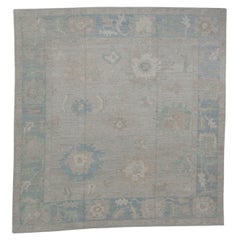 Quadratischer türkischer Oushak-Teppich 12' x 12'6" #11662