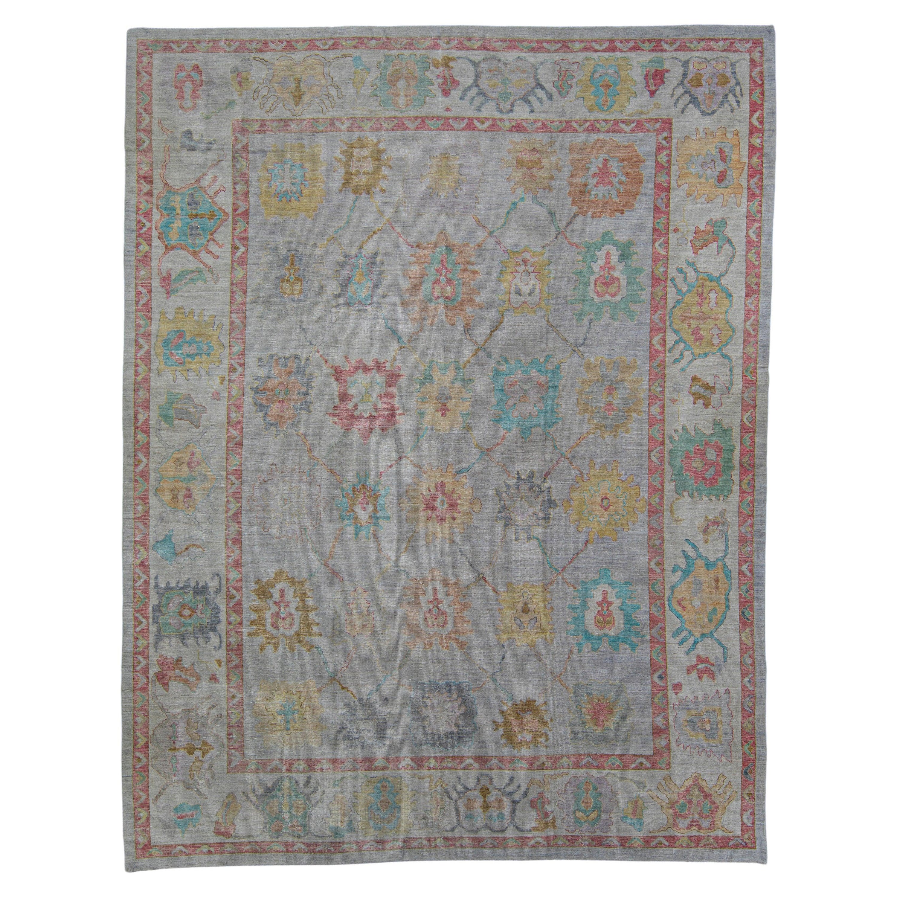 Turkish Oushak Rug 11'11" x 15'3" #2085