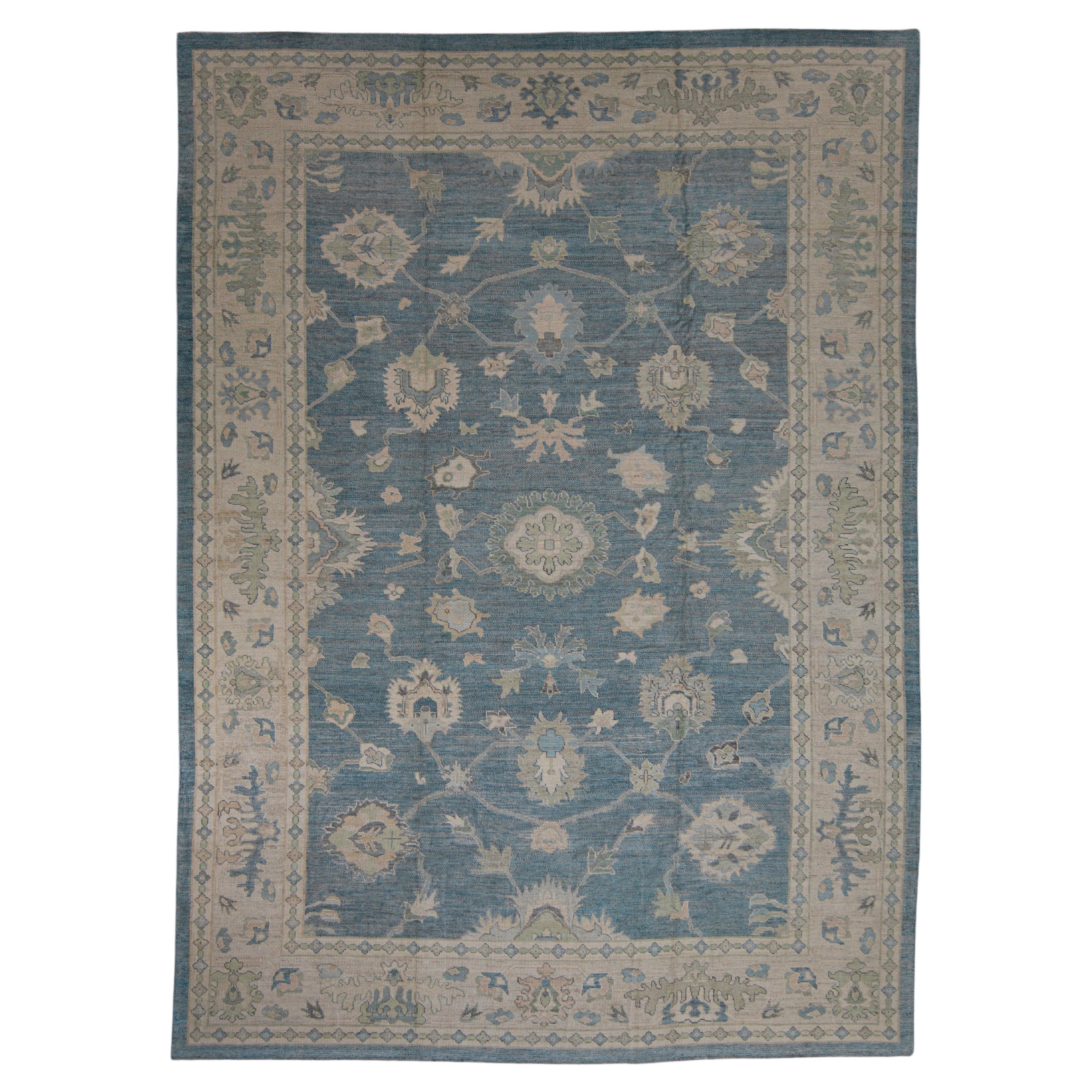 Turkish Oushak Rug 13'6" x 18'8" #12200