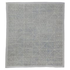 Square Hand Knotted Turkish Tulu Rug 11'7" x 12'11" #11672