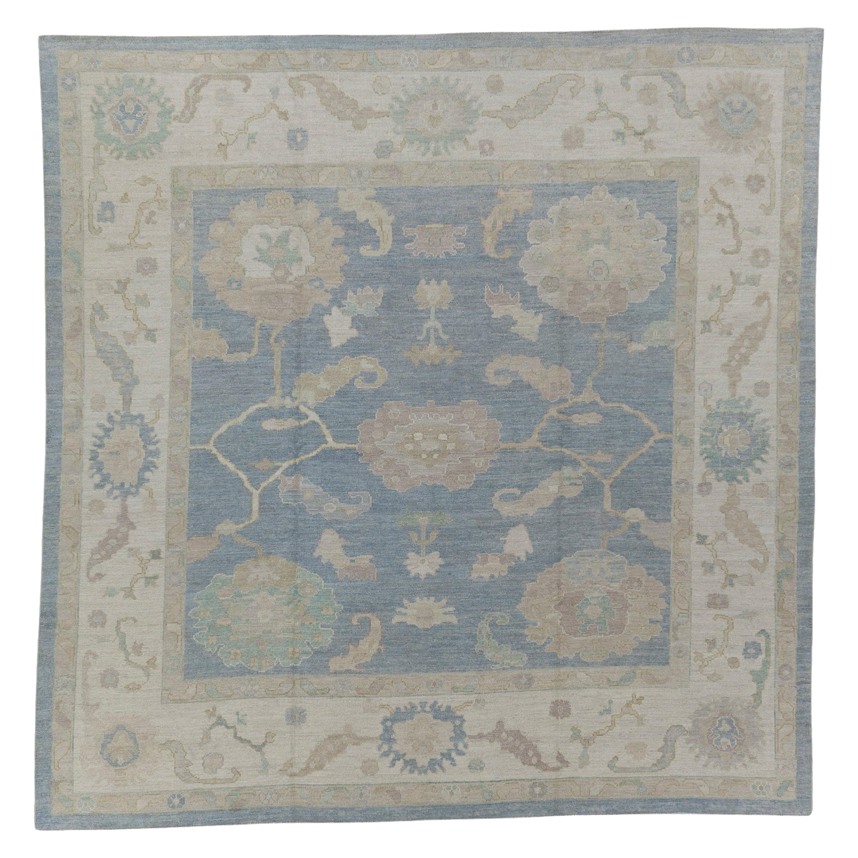 Square Turkish Oushak Rug 10'2" x 10'5" #11670