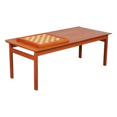 Chessboard Coffee Table in Teak by Edvard + Tove Kindt Larsen