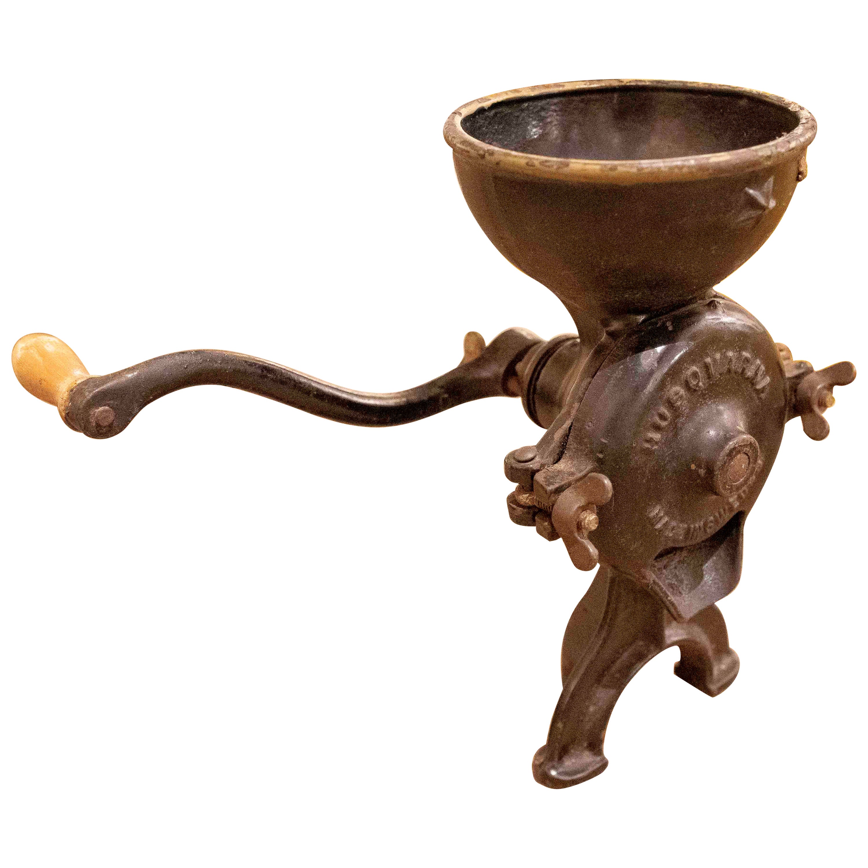 1950s Husqvarna Brand Iron Grinder with Swiss Table Anchor