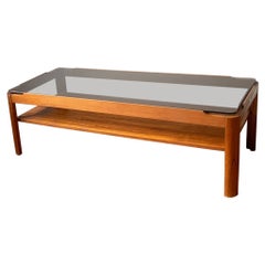 Vintage 1960’s mid century solid teak coffee table by Myer