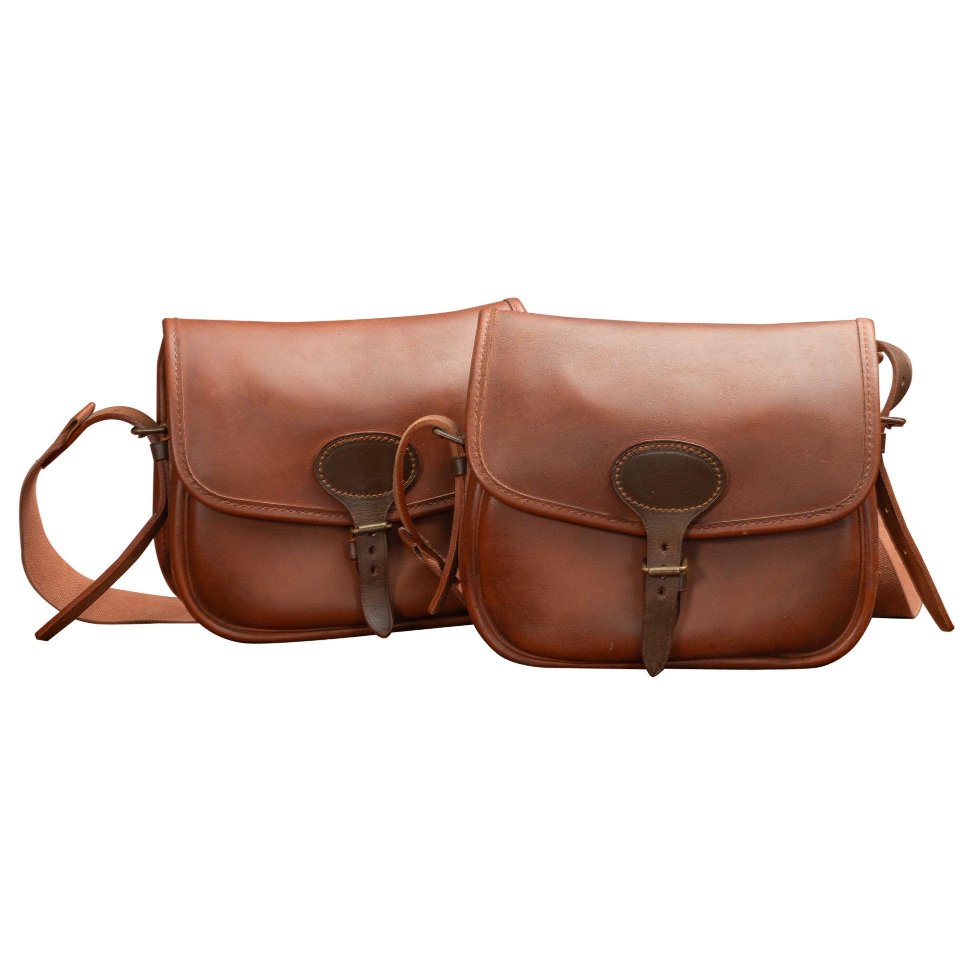 Pair of Leather Cartridge Bags, circa 2000