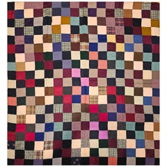 Early 20th Century American Square Patchwork Quilt