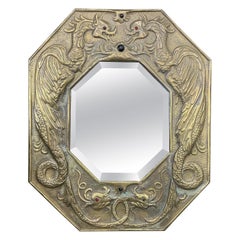 19th Century Russian Brass Mirror