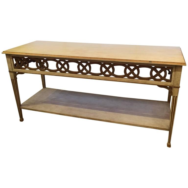 Baltic or Scandinavian Mahogany Console Baltic or Scandinavian Mahogany Console