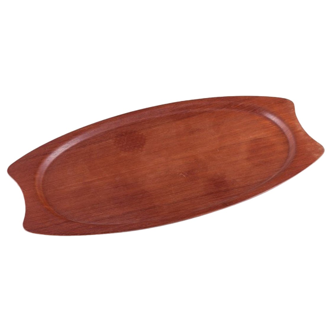 Silva. Bandeja grande de madera preciosa. Diseño danés. Mediados del siglo XX en venta