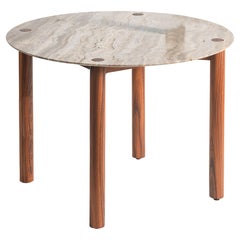 Contemporary Mexican Hand Crafted Round Dining Table For 4