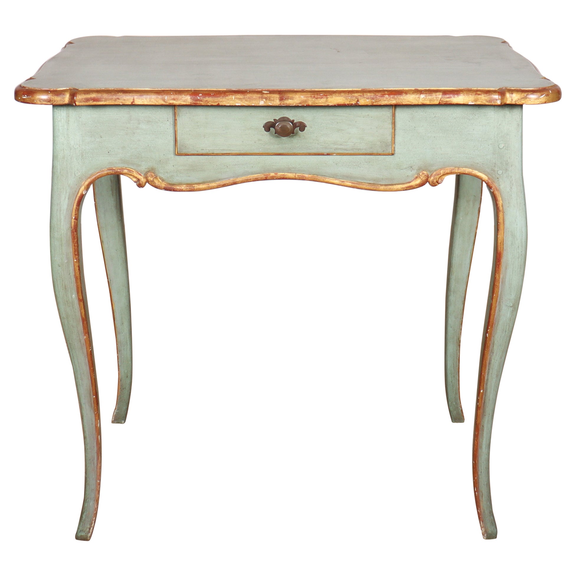 French Painted Side Table