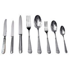 Christofle (Cardeilhac) - 121pc. Antique French Sterling Silver Flatware Set !
