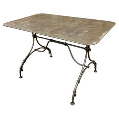 Used French Iron Dining Café Table