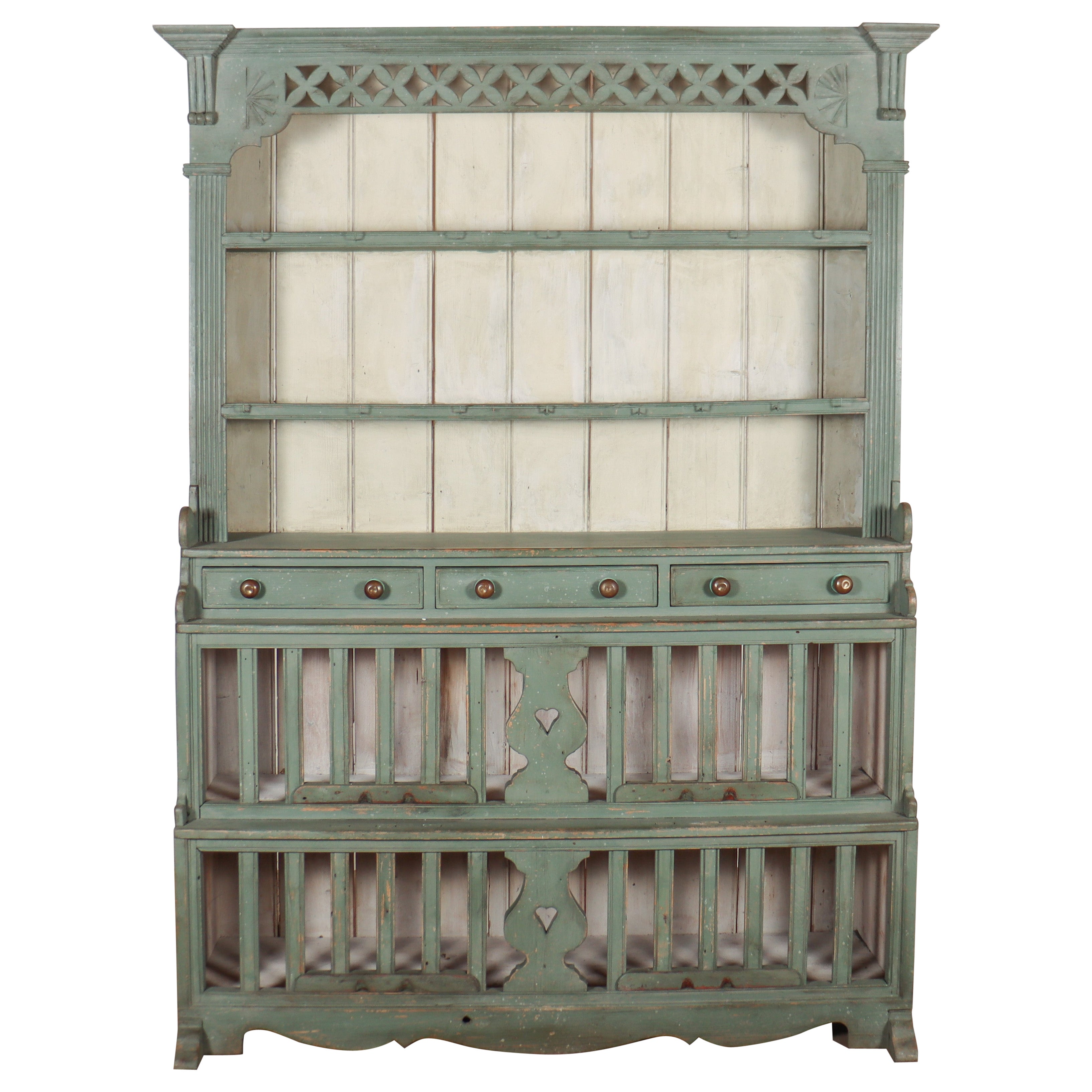 Irish Painted Chicken Coop Dresser