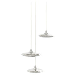 Lampes suspendues contemporaines 'Lampin Mixed' (3 set) Inox by Zieta