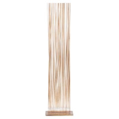 Val Bertoia Sonambient Kinetic Sculpture Titled "Sound of V" in Bronze