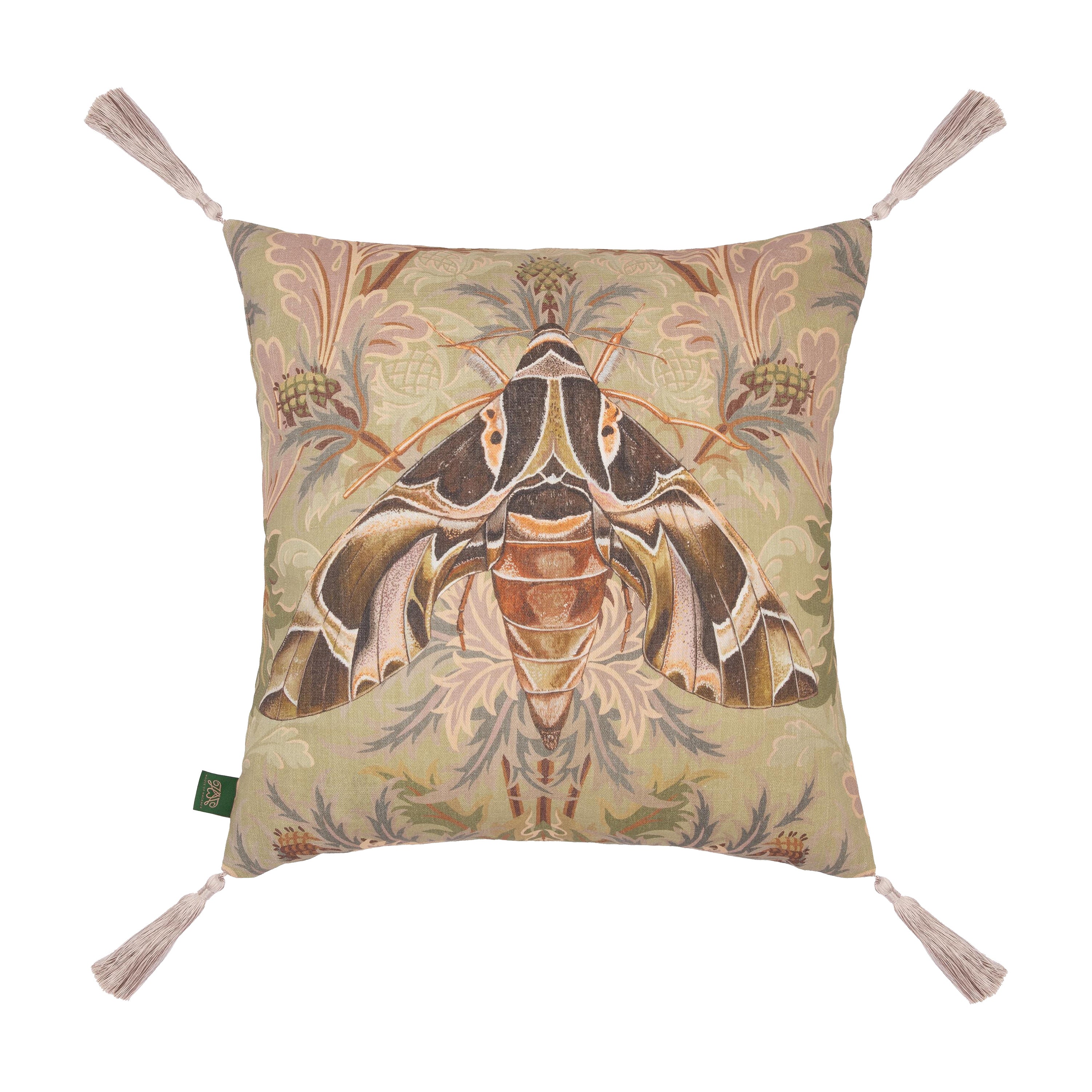Coussin à glands AQUIFOLIA, taille moyenne - Pomme