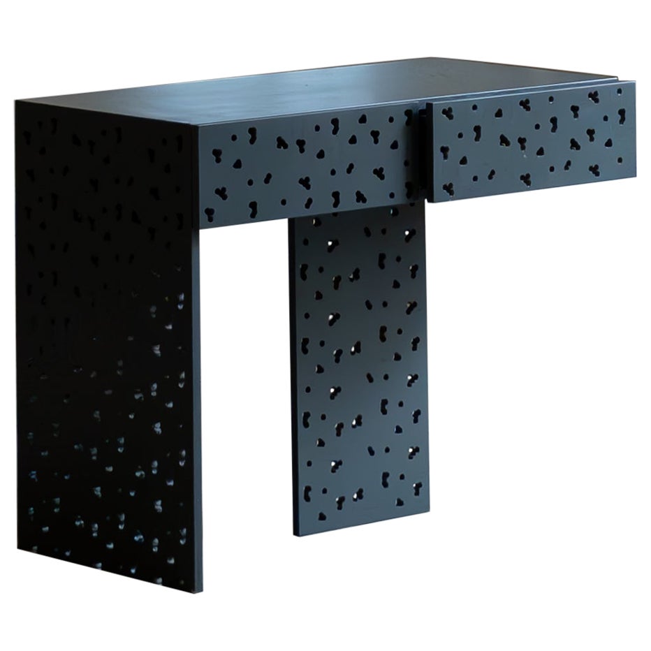 Consola de escritorio grande Eternal Graphite W(hole) by Majbele