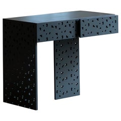 Consola de escritorio grande Eternal Graphite W(hole) by Majbele