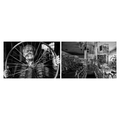 Photographies italiennes sur bicyclettes